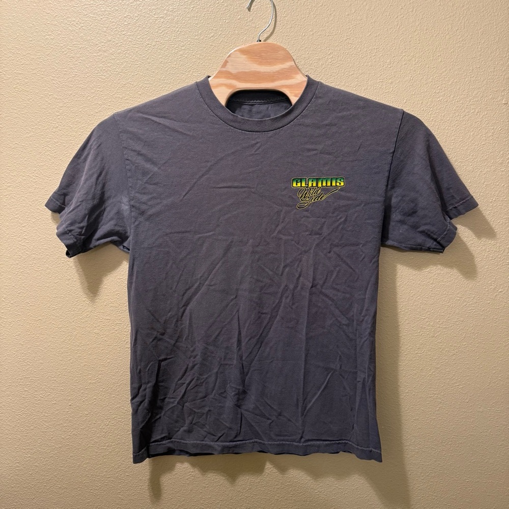 Men’s Glamis Wild Side Gray Green Yellow ATV UTV Sand Dunes Short Sleeve T-shirt